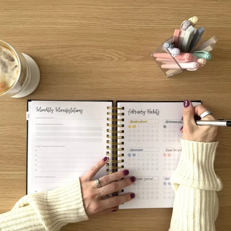 Contact desk with planning materials and correspondence